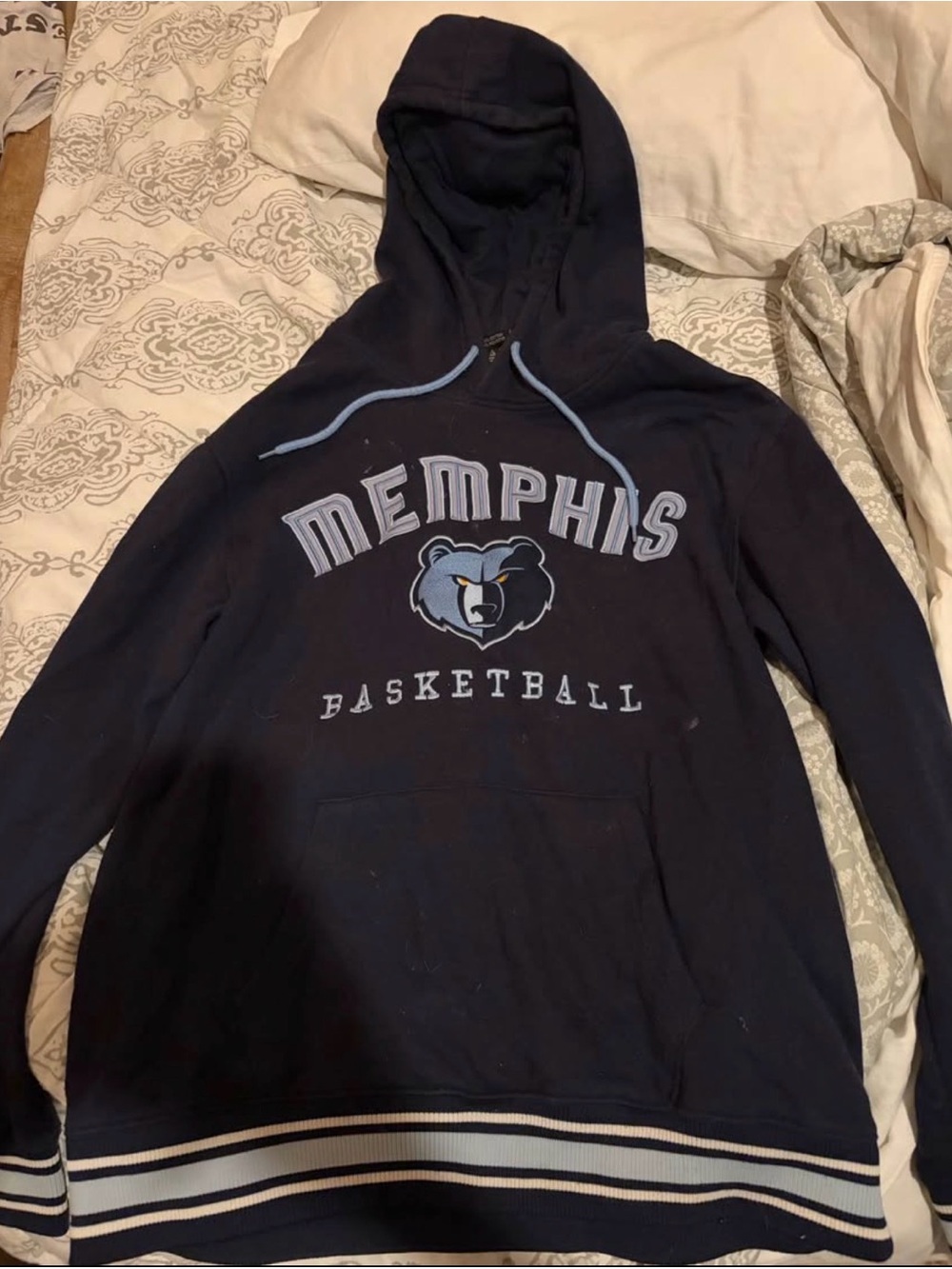 NBA Memphis Grizzlies Navy Blue Hoodie